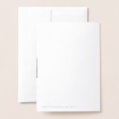 円ミニマルクリスマスカード |シルバー・フォイル25 Dec 箔カード (裏面封筒付き)