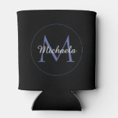 円ミニマルモノグラモダンムのイニシャル名 缶クーラー (裏面)
