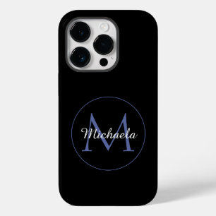 円ミニマルモノグラモダンムのイニシャル名 Case-Mate iPhone 14 PROケース