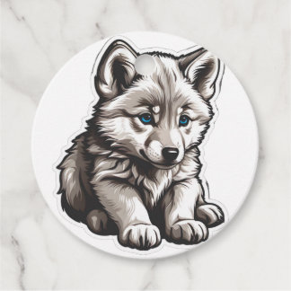 円メッセージカード フェイバータグ