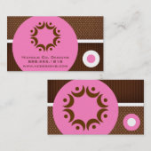 円モダンの名刺 名刺 (正面/裏面)