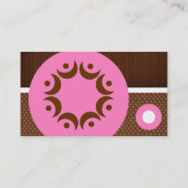 円モダンの名刺 名刺 (裏面)