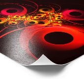 円モダンカラフル抽象芸術のパターン#08 フォトプリント            (角)