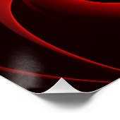 円モダンカラフル抽象芸術のパターン#08 ポスター (コーナー)