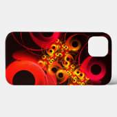 円モダンカラフル抽象芸術のパターン#08 Case-Mate iPhoneケース (裏面 (横))