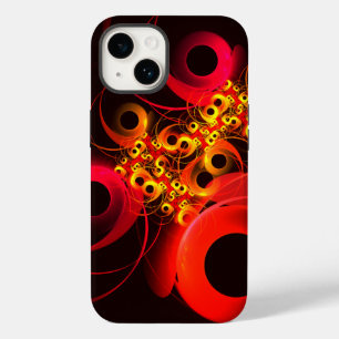 円モダンカラフル抽象芸術のパターン#08 Case-Mate iPhone 14ケース