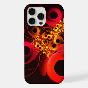 円モダンカラフル抽象芸術のパターン#08 iPhone 15 PRO MAXケース