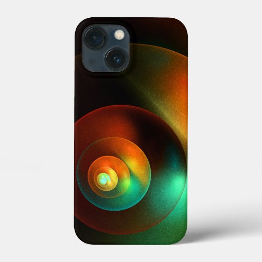円モダンカラフル抽象芸術のパターン#18 Case-Mate iPhoneケース (裏面)
