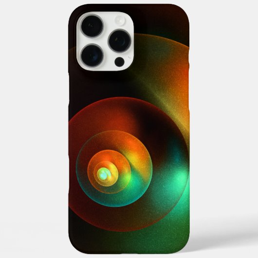 円モダンカラフル抽象芸術のパターン#18 Case-Mate iPhoneケース (裏面)