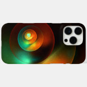 円モダンカラフル抽象芸術のパターン#18 Case-Mate iPhoneケース (裏面 (横))