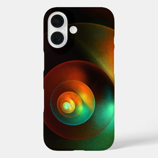 円モダンカラフル抽象芸術のパターン#18 Case-Mate iPhoneケース (裏面)