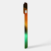 円モダンカラフル抽象芸術のパターン#18 iPhoneケース (左側面)