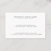 円モダンカラフル色ブレンド 名刺 (裏面)