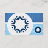 円モダン名刺 名刺 (裏面)