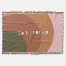 円モダン地球トーン幾何学的ミニマリスト