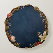 円モダン形カスタム枕16インチ ラウンドクッション (裏面)