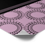 円モダン形キャップカスタムポスターV2 ポスター (角)