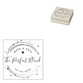 円モダン形ザパーフェクトブレンド結婚式の引き出物 ラバースタンプ (押印)