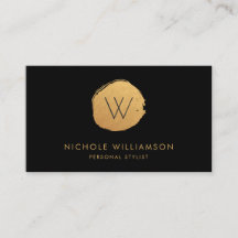 円モダン深いブラックフェイクフォイル |金ゴールド金ゴールド