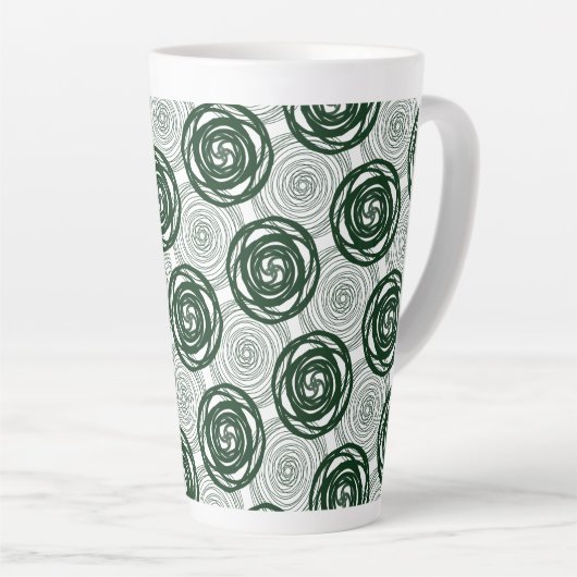 円モダン カフェラテマグ (右アングル)