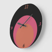 円モダン ラージ壁時計 (傾斜)
