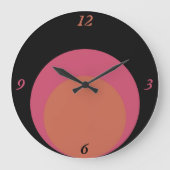 円モダン ラージ壁時計 (正面)