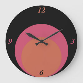 円モダン ラージ壁時計