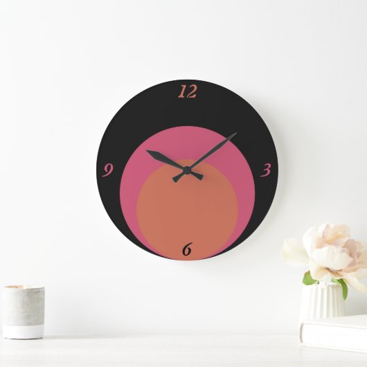 円モダン ラージ壁時計 (ホーム)