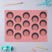 円モダン 薄葉紙 (クラフト)