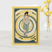 円ランニング内_C_グリーティング カード (黄色い花)