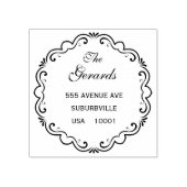 円リースヴィンテージスクリプトカスタムラバースタンプ ラバースタンプ (インプリント)