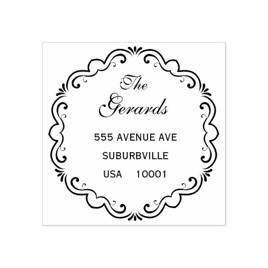 円リースヴィンテージスクリプトカスタムラバースタンプ ラバースタンプ (インプリント)