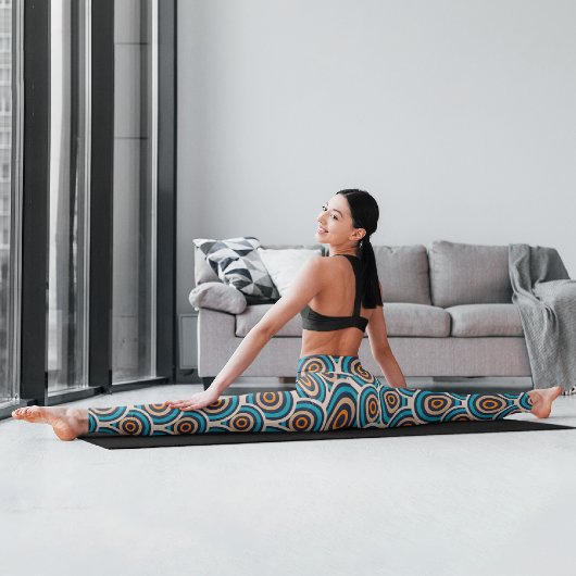 円レトロ カプリレギンス