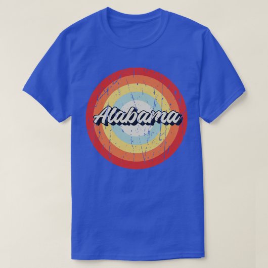 円ヴィンテージアラバマTシャツ Tシャツ (デザイン正面)