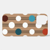 円付きのシームレスなジオメトリパターン Case-Mate iPhoneケース (裏面 (横))