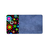 円住所 シール (正面)