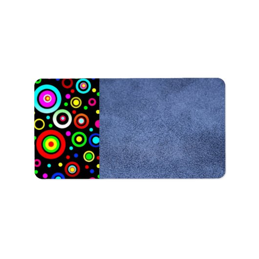 円住所 シール (正面)