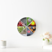 円入り自然 ラウンド壁時計 (ホーム)