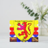 円写真はがき – オランダ  ポストカード (スタンド正面)