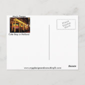 円写真はがき – オランダ  ポストカード (裏面)