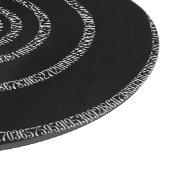 [円周上の円周上の黒スタイル] カッティングボード (角)