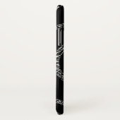 円周方向上桁の上黒の緩和曲線 Case-Mate iPhoneケース (裏面/右)