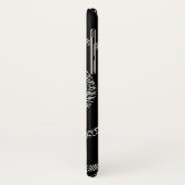 円周方向上桁の上黒の緩和曲線 Case-Mate iPhoneケース (裏面/左)