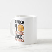 円周率が与え大きすぎる コーヒーマグカップ (正面左)