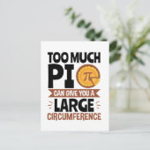 円周率が与え大きすぎる ポストカード (スタンド正面)