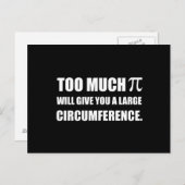 円周率が多すぎる ポストカード (正面/裏面)