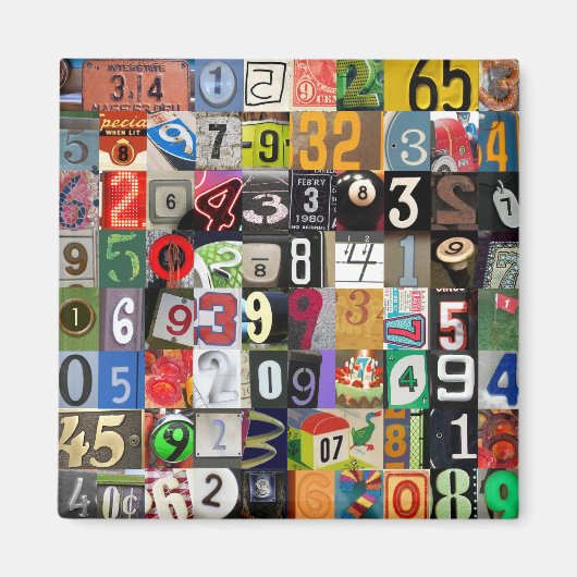 円周率の位置 マグネット (正面)