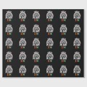 円周率の日生まれの誕生日おもしろ数学 ラッピングペーパー (フラット)