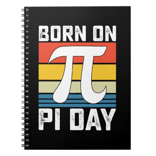 円周率の日生まれの誕生日 数学 ノートブック (正面)