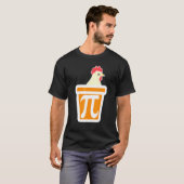 円周率の日 チキン Tシャツ (正面フル)